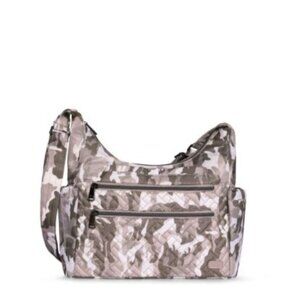 Lug Camper SE Unisex Crossbody Bag - Waterproof, Travel-Ready, Camo Taupe